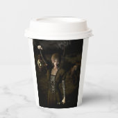 Thin female carrying lamp 紙コップ (正面)