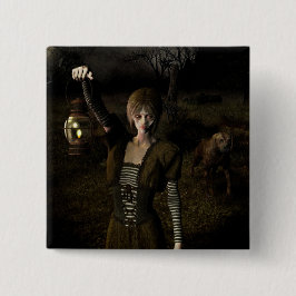 Thin female carrying lamp 缶バッジ