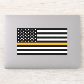Thin Gold Line Dispatch 8" Vinyl Laptop Sticker シール