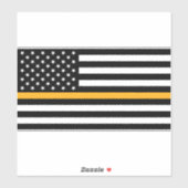 Thin Gold Line Dispatch 8" Vinyl Laptop Sticker シール (シート)