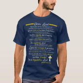Thin Gold Line Dispatchers Prayer Dispatcher Tシャツ (正面)