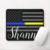 Thin Gold Line, Police Dispatcher Mouse Pad マウスパッド (マウス)