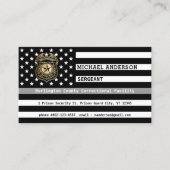 Thin Gray Line カスタムロゴ矯正官 名刺 (正面)