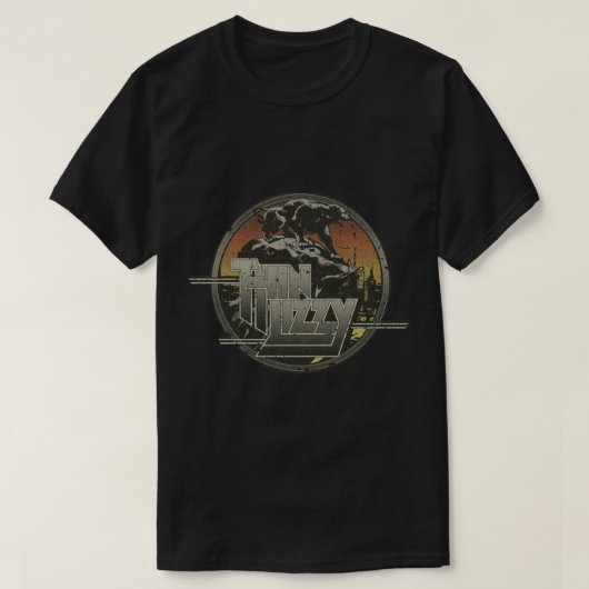 Thin Lizzy Nightlife 1974  Classic T-Shirt Tシャツ (デザイン正面)