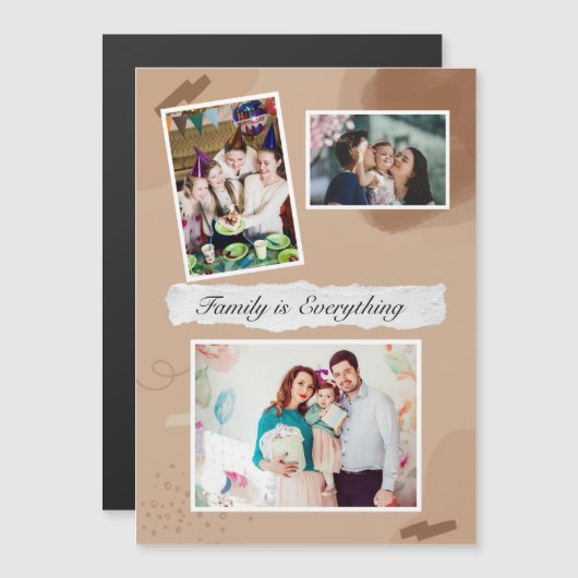 Thin Magnetic Card マグネット招待状 (正面/裏面)