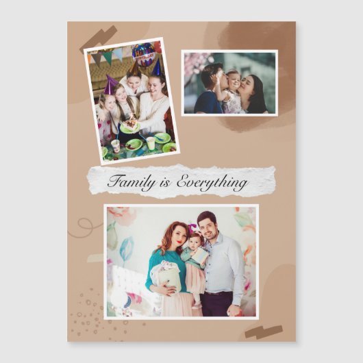 Thin Magnetic Card マグネット招待状 (正面)