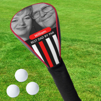 Thin Red Line, Best Dad, Photo, Monogram, Flag ゴルフヘッドカバー