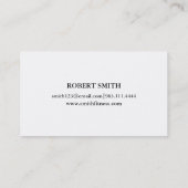 Thin Red Line Flag Law Enforcement Police Officer 名刺 (裏面)