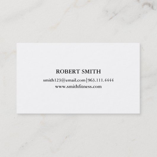 Thin Red Line Flag Law Enforcement Police Officer 名刺 (裏面)