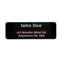 Thin Red Line Return Label