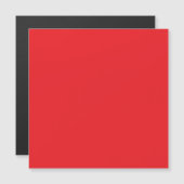 Thin Red Magnetic Card マグネット招待状 (正面/裏面)