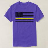Thin Yellow Line, Security Guards, Truck Drivers S Tシャツ (デザイン正面)