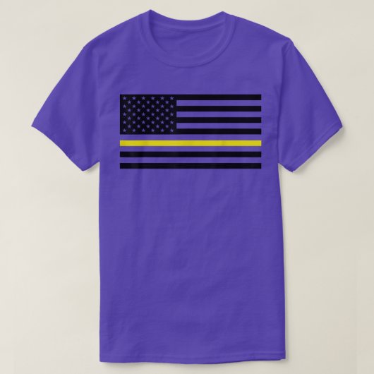 Thin Yellow Line, Security Guards, Truck Drivers S Tシャツ (デザイン正面)
