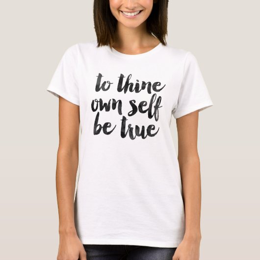 thineに自己をあります本当が所有して下さい tシャツ (正面)