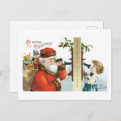 Thine Own Wish - Wish I Thee - Ellen Clapsaddle シーズンポストカード (正面/裏面)