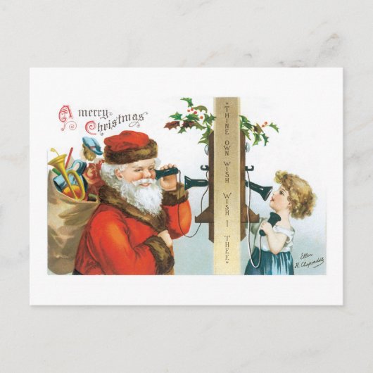 Thine Own Wish - Wish I Thee - Ellen Clapsaddle ポストカード (正面)