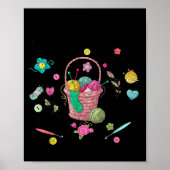 Thing I Do In My Spare Time Crochet Funny Crocheti ポスター (正面)