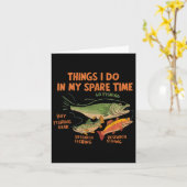 Thing I Do In My Spare Time Funny Fisherman, Fishi カード (黄色い花)