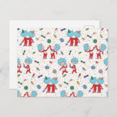 Thing One Thing Twoお祝い ポストカード (正面/裏面)