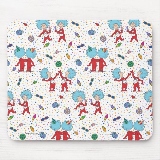 Thing One Thing Twoお祝い マウスパッド (正面)