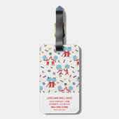 Thing One Thing Twoお祝い ラゲッジタグ (裏面縦)