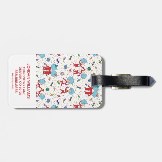 Thing One Thing Twoお祝い ラゲッジタグ (裏面横)