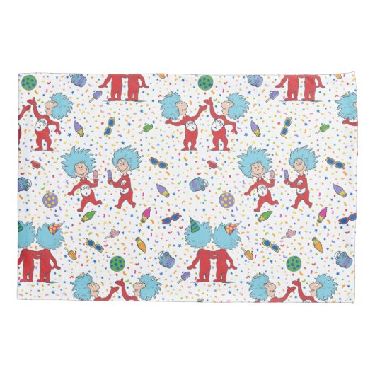 Thing One Thing Twoお祝い 枕カバー (裏面)