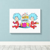 Thing One Thing Twoパーティー キャンバスプリント (インサイチュ (ウッドフロア))