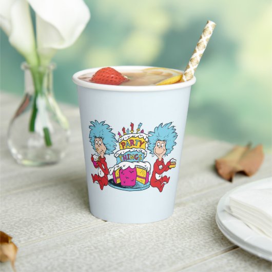 Thing One Thing Twoパーティー 紙コップ (インサイチュ)