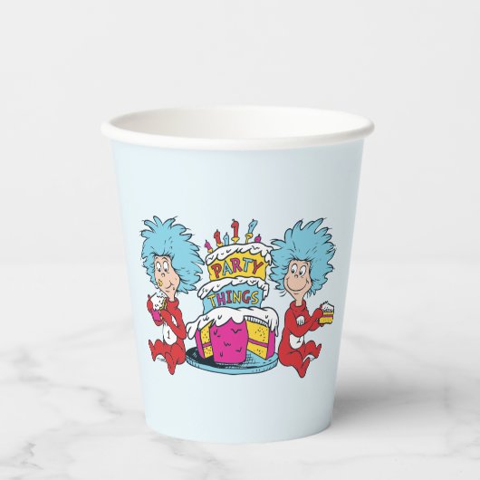 Thing One Thing Twoパーティー 紙コップ (正面)