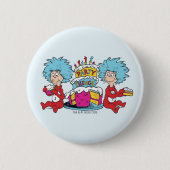 Thing One Thing Twoパーティー 缶バッジ (正面)