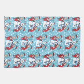 Thing One Thing Two雪だるま キッチンタオル (横)