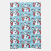 Thing One Thing Two雪だるま キッチンタオル (縦)