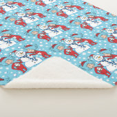 Thing One Thing Two雪だるま シェルパブランケット (3/4)