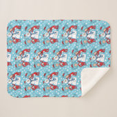 Thing One Thing Two雪だるま シェルパブランケット (正面(横))