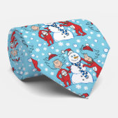Thing One Thing Two雪だるま ネクタイ (ロール)