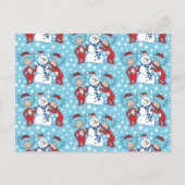 Thing One Thing Two雪だるま ポストカード (正面)