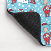 Thing One Thing Two雪だるま マウスパッド (コーナー)