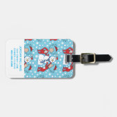 Thing One Thing Two雪だるま ラゲッジタグ (正面横)