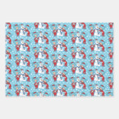 Thing One Thing Two雪だるま ラッピングペーパーシート (正面3)