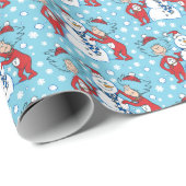 Thing One Thing Two雪だるま ラッピングペーパー (ロールコーナー)