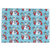 Thing One Thing Two雪だるま ラージペーパーバッグ (裏面)