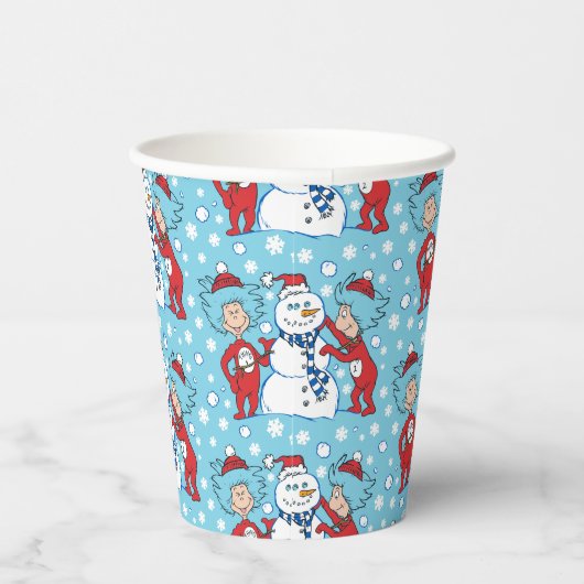 Thing One Thing Two雪だるま 紙コップ (右)
