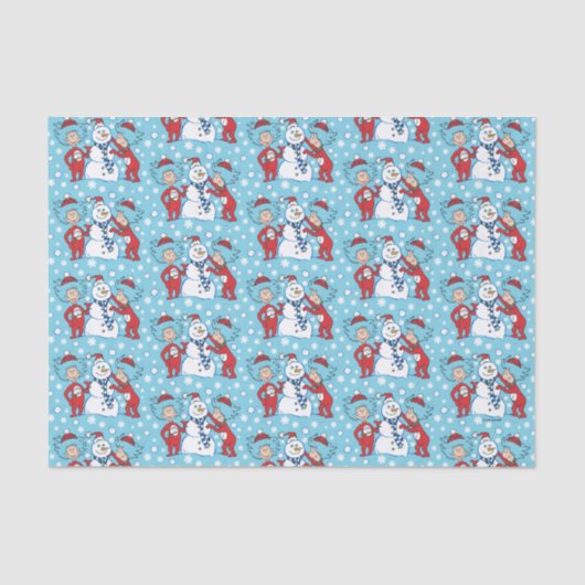 Thing One Thing Two雪だるま 薄葉紙 (正面)