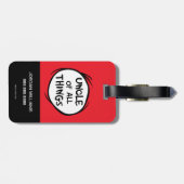 Thing One Thing Two – すべてのものの叔父 ラゲッジタグ (裏面横)