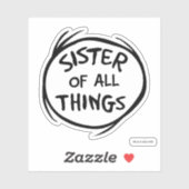 Thing One Thing Two – すべてのものの姉妹 シール (シート)