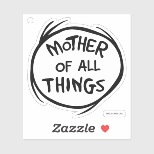 Thing One Thing Two – すべてのモノの母 シール (シート)