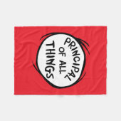 Thing One Thing Two – すべての事柄の主 フリースブランケット (正面(横))