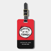 Thing One Thing Two – すべての事柄の主 ラゲッジタグ (正面縦)