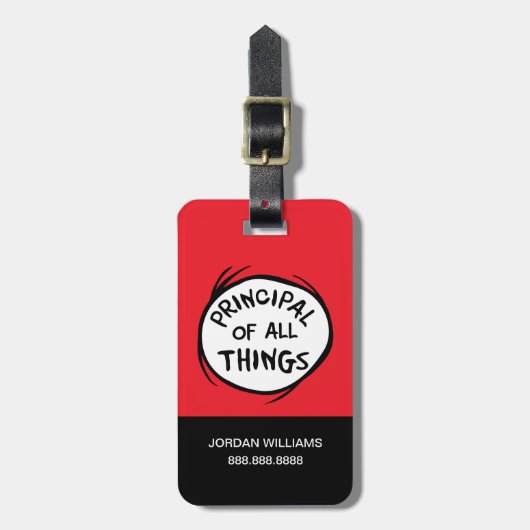 Thing One Thing Two – すべての事柄の主 ラゲッジタグ (正面縦)